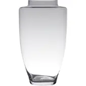 Bellatio Transparante luxe stijlvolle vaas/vazen van glas 31 x 18 cm -