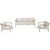 Taste Olivia loungeset 3-zits lounge bank 2x lounge stoel - Latte