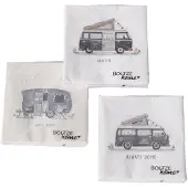 Boltze Servetten Vanlife Camper 20 Stuks 33x33cm Wit wit Papier Boltze Home