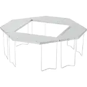 Snow Peak - Kampeertafels en -stoelen - Jikaro Fire Ring Table voor Unisex - Grijs
