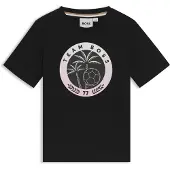 BOSS Katoenen T-shirt met creatief artwork