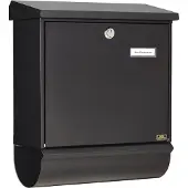 BURG-WÄCHTER | Brievenbus | Wandbrievenbus Comfort-Set | Zwart