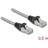 DeLOCK RJ45 Cable Cat.6A U/FTP with metal jacket 0.5 m