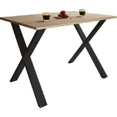 VCM Premium houten eettafel | H. 76 x B. 140 x T. 80 cm | Keukentafel Eettafel Xona X