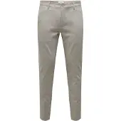 Only & Sons Chino 'ONSMark' stone grey / offwhite