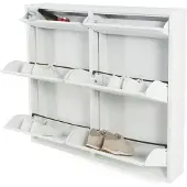 Spinder Design Billy 6 Schoenenkast - Wit