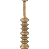 J-Line vaas nebu keramiek goud large 12.5x12.5x60cm