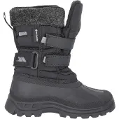 Trespass Childrens Boys Strachan II Waterdichte Aanrakingsbevestiging Sneeuwschoenen (Zwart)