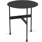 Spinder Design bijzettafel Mira Low - Zwart - Ø 40