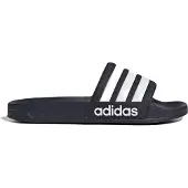 Adidas Muiltjes 'Adilette' donkerblauw / wit