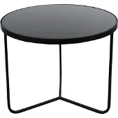 Clayre & Eef Bijzettafel Ø 60x45 cm aluminium rond