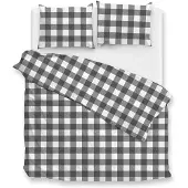 Zohome Zo Home Dekbedovertrek Katoen Quattro di Lino - dark grey 260x200/220cm
