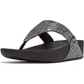 FitFlop Women Lulu Toe Post Glitterball Silver-Schoenmaat 42