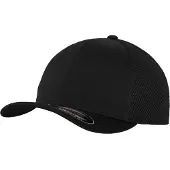 Flexfit Tactel Mesh Baseball Cap (Zwart)