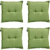 Madison zitkussen rib lime ca. set van 4