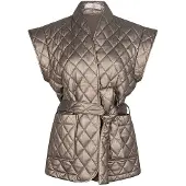 Esqualo Gilet Padded Pu Soft Gold Maat: 40 | Gilets Outlet | Dames | Goud