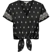 ONLY Onlsiesta willa emb ss knot but top dessin