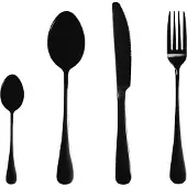 Krumble Bestekset (plat) 24 delig 6 persoons -