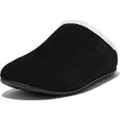 FitFlop Chrissie Shearling pantoffels zwart - Maat 39