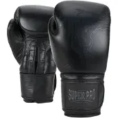 Super Pro Combat Gear Legend Lederen (kick)bokshandschoenen Grijs 16oz