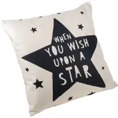 QUVIO Sierkussen Ster - Gevuld - Polyester - 45 x 45 cm