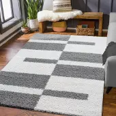 Muratap Milano gala hoogpolig vloerkleed modern licht creme- 120x170 cm