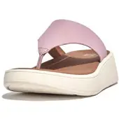 Original Brands F-mode leather flatform toe-post sandals