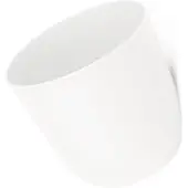 QUVIO Bloempot voor aan de wand - Diameter 15 cm - Wit