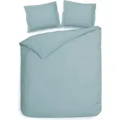 Heckett & Lane Dekbedovertrek Punto Katoen-Satijn - Licht Blauw 260 x