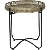 Clayre & Eef Bijzettafel Ø 49x52 cm ijzer rond