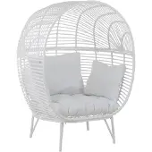 J-Line loungestoel ovaal staal 117x110x151cm