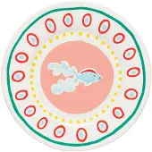 Costa Nova Summer Bliss ontbijtbord Guppy, Ø22 cm