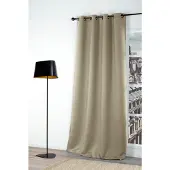 Overig Verduisterend Kant En Klaar Gordijn Donker Beige 140 X 250 Cm