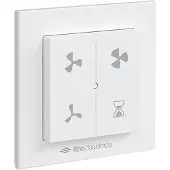 Itho RFT draadloze afstandsbediening WIT voor CVE woonhuisventilatoren (04-00160)