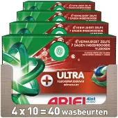 Ariel 4x 4in1 Wasmiddel Pods Ultra Vlekverwijderaar 10 Stuks