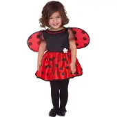 Amscan kostuum lieveheersbeestje voor kinderen 2-3 jaar - verkleedkleding.