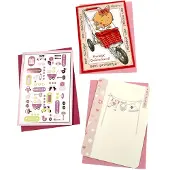 Paperclip Wenskaart Paperclip navulset geboorte dochter 6 kaarten