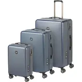 Princess Traveller PT-01 Deluxe - Kofferset 3 Delig - Platinum Navy - 34L Handbagage - 65L en 99L Reiskoffer - Lichtgewicht Koffer - TSA Slot