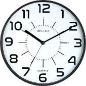 Unilux Pop klok - zwart - Ø 28 - rond - stil