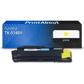 PrintAbout Toner TK-5140Y Geel geschikt voor Kyocera