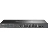 TP-LINK SG3218XP-M2 Omada Beheerde Schakelaar 18-poort, beheerd, 16x 2,5 Gigabit RJ45, 2x 10 Gigabit SFP+, 8x PoE+, 240W