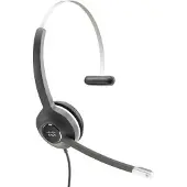 Cisco 531 Bekabelde headset - Over-ear - Met kabel - Geschikt voor DX70, DX70, DX80, DX80 (zonder draadloze functionaliteit), IP-telefoons 8851, 8861, 8865, 8865NR