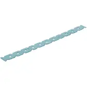 Gebr. Bodegraven Lijmkoppelstrip 212186 400mm 22x0.6 RVS A4 - 250 Stuks