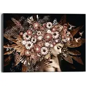 Reinders Schilderij Bloemenrijkdom - 100 x 140 - Hout -