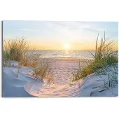 Praxis Schilderij Zonsondergang Strand Deco Panel 90 X 60 Cm