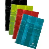 Clairefontaine spiraalschrift A4 90 g/m² 90 vellen geruit 5 mm assorti (5 stuks)