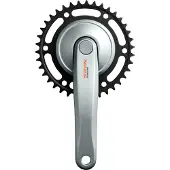 Shimano 38T Nexus C6000 crankstel met 170 mm crank - zilver