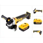 DeWalt DCG 405 N accu haakse slijper 18V 125mm borstelloos + 1x accu 4.0Ah - zonder lader
