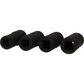 Ks Tools 460.4510, set doppelringsteeksleutels, 3/4", 4 kopstukken, staal, conform DIN 3121, ISO 1174, 2,39 kg