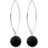 Nenalina Oorbellen zwart / zilver